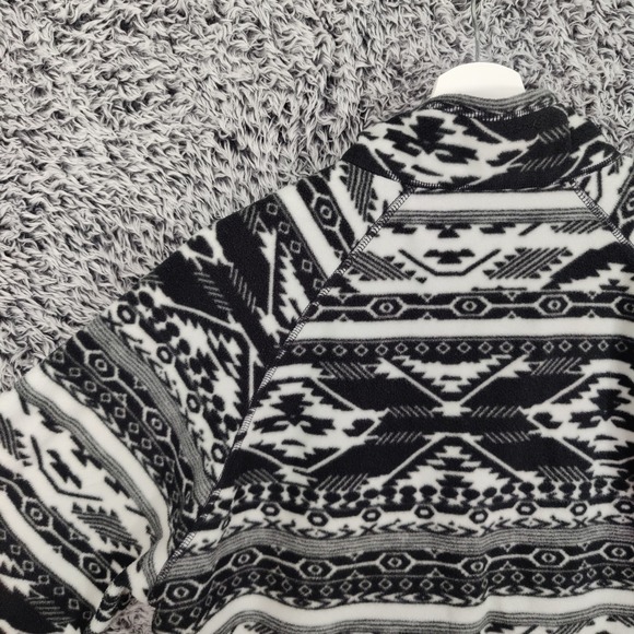 Eddie Bauer Fleece Pullover Aztec Southwestern Quarter Zip Cozy Comfy Womens XXL - Picture 10 of 10